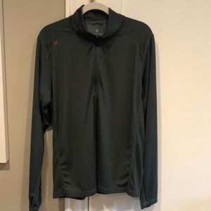 Rhone Men’s Green Sequoia 1/4 Zip Pullover, Sz XL